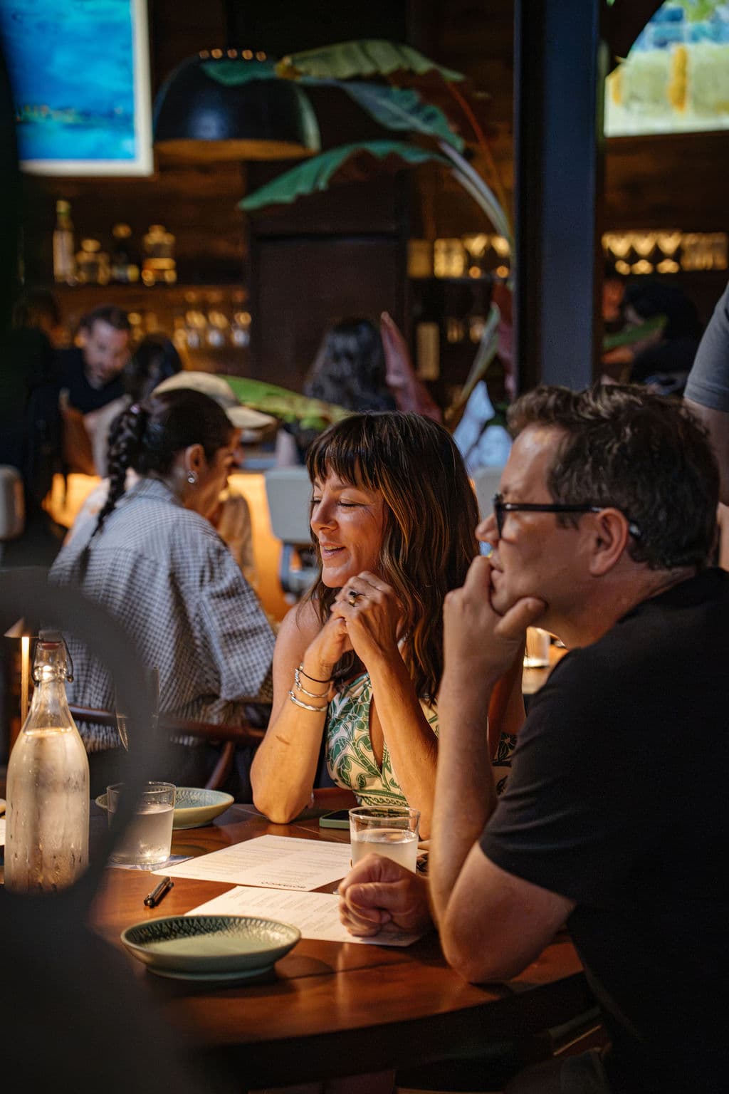 Guests enjoying an evening at Botanico